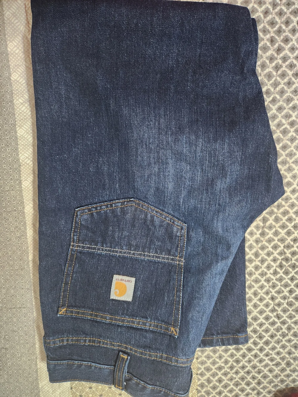 Carhartt Dark Indigo Straight-Leg Women’s Jeans